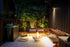 Ecosmart Fire Mix 850 Fire Pit Bowl - Natural Finish / Black Burner - ESF.O.MX8.NA.B